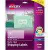 imageAvery Printable Shipping Labels with Sure Feed 2quot x 4quot Matte Clear 100 Blank Mailing Labels 18663Label