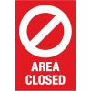 imageAvery Social Distancing Signs OpenClosed Green ampamp Red Surface Safe ID 4quot x 6quot 10 Removable Decals 83070Red Area Closed