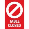 Red Table Closed