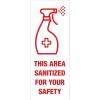imageAvery Social Distancing Signs OpenClosed Green ampamp Red Surface Safe ID 4quot x 6quot 10 Removable Decals 83070This Area Sanitized