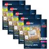 imageAvery Waterproof Printable Shipping Labels with Sure Feed 313quot x 4quot White 300 Blank Mailing Labels 55241500 labels