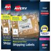 imageAvery Waterproof Printable Shipping Labels with Sure Feed 313quot x 4quot White 300 Blank Mailing Labels 55242 Packs