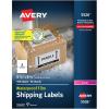 imageAvery Waterproof Printable Shipping Labels with Sure Feed 55quot x 85quot White 100 Blank Mailing Labels 5526250 labels