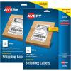 imageShipping Labels w TrueBlock Technology Inkjet Printers 55 x 85 White 2Sheet 25 SheetsPack Sold as 5 Pack