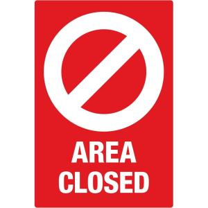 imageAvery Social Distancing Signs OpenClosed Green ampamp Red Surface Safe ID 4quot x 6quot 10 Removable Decals 83070Red Area Closed