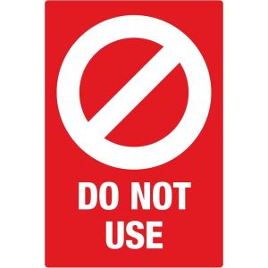 imageAvery Social Distancing Signs OpenClosed Green ampamp Red Surface Safe ID 4quot x 6quot 10 Removable Decals 83070Red Do Not Use