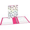 imageAvery  Amy Tangerine Designer Collection Binder 1 Inch Round Rings 175Sheet Capacity Hatchmark Hearts 6 Binders 28320