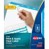 imageAvery 12 Tab Dividers for 3 Ring Binder Easy Print ampamp Apply Clear Label Strip Index Maker Customizable Multicolor Tabs 5 Sets 11405Blue