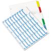 imageAvery 12 Tab Dividers for 3 Ring Binder Easy Print ampamp Apply Clear Label Strip Index Maker Customizable Multicolor Tabs 5 Sets 11405Clear