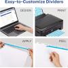 imageAvery 12 Tab Dividers for 3 Ring Binder Easy Print ampamp Apply Clear Label Strip Index Maker Customizable Multicolor Tabs 5 Sets 11405Multicolor