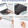 imageAvery 12 Tab Dividers for 3 Ring Binder Easy Print ampamp Apply Clear Label Strip Index Maker Customizable Multicolor Tabs 5 Sets 11405Multicolor Assortment