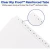 imageAvery 125 Legal Exhibit Dividers for 3 Ring Binders 25Tab Sets Allstate Style 1 Binder Divider Set 0170125 Tabs per Set