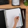 imageAvery 12Tab Binder Dividers Easy Print ampamp Apply Clear Label Strip Index Maker White Tabs 5 Sets 114295 Sets