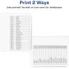 imageAvery 131 Dividers for 3 Ring Binders 31 Tabs per Set Customizable Table of Contents Classic White Tabs Great for Organizing Reports Projects and More 11128White