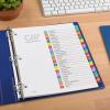 imageAvery 131 Dividers for 3 Ring Binders 31 Tabs per Set Customizable Table of Contents Multicolor Arched Tabs Great for Organizing Reports Projects and More 1184612 packs