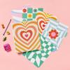 imageAvery 3 Ring Binder 1 Inch Round Rings Retro Collection Radiant Heart 26804