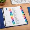 imageAvery 31Tab Dividers for 3 Ring Binders Customizable Table of Contents Multicolor Tabs 12 Sets 11129Divider