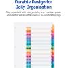 imageAvery 31Tab Dividers for 3 Ring Binders Customizable Table of Contents Multicolor Tabs 12 Sets 11129Divider