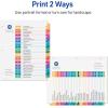imageAvery 31Tab Dividers for 3 Ring Binders Customizable Table of Contents Multicolor Tabs 12 Sets 11129Divider