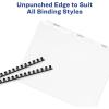 imageAvery 3Tab Unpunched Dividers for Use with Any Binding System Easy Print ampamp Apply Clear Label Strip Index Maker Customizable White Tabs 25 Sets 114425 Sets