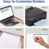 imageAvery 3Tab Unpunched Dividers for Use with Any Binding System Easy Print ampamp Apply Clear Label Strip Index Maker Customizable White Tabs 25 Sets 1144225 Sets