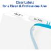 imageAvery 5 Tab Unpunched Dividers for Use with Any Binding System Easy Print ampamp Apply Clear Label Strip Index Maker Customizable White Tabs 25 Sets 1144325 Sets