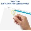 imageAvery 5 Tab Unpunched Dividers for Use with Any Binding System Easy Print ampamp Apply Clear Label Strip Index Maker Customizable White Tabs 25 Sets 1144325 Sets