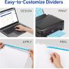 imageAvery 5 Tab Unpunched Dividers for Use with Any Binding System Easy Print ampamp Apply Clear Label Strip Index Maker Customizable White Tabs 25 Sets 1144325 Sets