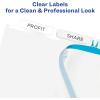 imageAvery 5Tab Extra Wide Binder Dividers Easy Print ampamp Apply Clear Label Strip Index MakerWhite 5 Sets 114401set