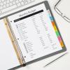 imageAvery 8Tab Binder Dividers Insertable Multicolor Big Tabs 1 Set 11123