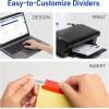 imageAvery 8Tab Binder Dividers for School Medical Office Supply or Home Organization Insertable Multicolor Big Tabs 6 Sets 111111pack
