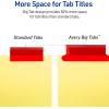 imageAvery 8Tab Binder Dividers for School Medical Office Supply or Home Organization Insertable Multicolor Big Tabs 6 Sets 111111pack