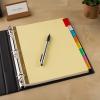 imageAvery 8Tab Binder Dividers for School Medical Office Supply or Home Organization Insertable Multicolor Big Tabs 6 Sets 111116Pack