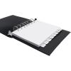 imageAvery 8Tab Mini Binder Dividers 55quot x 85quot Easy Print ampamp Apply Clear Label Strip White Tabs 1 Set 114271set