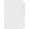 imageAvery 8Tab Mini Binder Dividers 55quot x 85quot Easy Print ampamp Apply Clear Label Strip White Tabs 1 Set 114271set