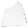 imageAvery 8Tab Mini Binder Dividers 55quot x 85quot Easy Print ampamp Apply Clear Label Strip White Tabs 1 Set 114271set