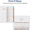 imageAvery AZ Dividers for 3 Ring Binders 26 Tabs per Set Customizable Table of Contents Multicolor Arched Tabs Great for Organizing Reports Projects and More 11844