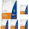 imageAvery Big Tab ExtraWide Insertable Clear Tab Dividers for 3 Ring Binders 8Tab Set White 6 Sets 11254Clear