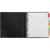 imageAvery Big Tab ExtraWide Insertable Clear Tab Dividers for 3 Ring Binders 8Tab Set White 6 Sets 11254Multicolor