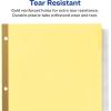 imageAvery Big Tab Insertable Dividers for 3 Ring Binders 8Tab Set Buff Paper Clear Tabs Binder Divider Value Pack of 11112 24 Sets Total 111152 pack