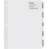 imageAvery Big Tab Printable Large White Label Dividers 5Tab with Easy Peel Labels Dividers for 3 Ring Binders 20 Sets 14440One Size