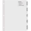 imageAvery Big Tab Printable Large White Label Dividers 5Tab with Easy Peel Labels Dividers for 3 Ring Binders 20 Sets 14440One Size
