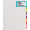 imageAvery Big Tab Printable Large White Label Dividers 5Tab with Easy Peel Labels Dividers for 3 Ring Binders 20 Sets 14440One Size Pack of 120