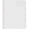 imageAvery Big Tab Printable Large White Label Dividers 5Tab with Easy Peel Labels Dividers for 3 Ring Binders 20 Sets 14440One Size Pack of 120