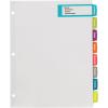 imageAvery Big Tab Printable Large White Label Dividers with Easy Peel 8 Tabs 20 Sets 1444120 sets
