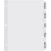 imageAvery Big Tab Printable White Label Dividers 5Tab with Easy Peel Labels Dividers for 3 Ring Binders 20 Sets 14434One Size Pack of 12