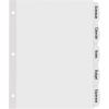 imageAvery Big Tab Printable White Label Dividers 5Tab with Easy Peel Labels Dividers for 3 Ring Binders 20 Sets 14434One Size Pack of 120