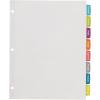 imageAvery Big Tab Printable White Label Dividers with Easy Peel 8 Tabs 4 Sets 1443348 Sets