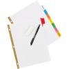 imageAvery Big Tab Write ampamp Erase 8 Tab Dividers for 3 Ring Binders Multicolor Divider Tabs Great for Organizing Projects Reports Finances 6Pack 230798 Tabs