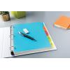 imageAvery Big Tab Write ampamp Erase Durable Plastic Dividers 8Tab Set Multicolor Brights 3 Sets 212105 tab